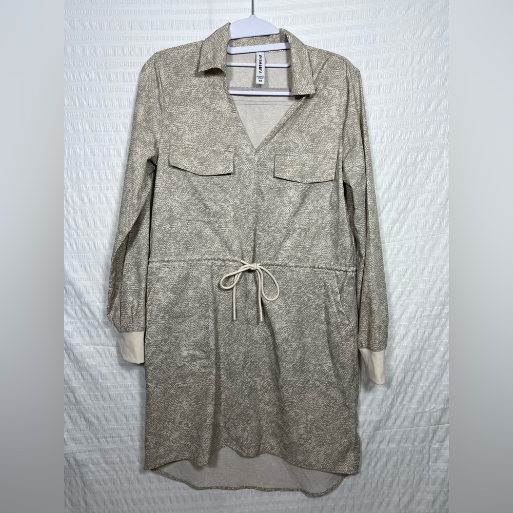 Athleta ZUMA PRINTED SHIRTDRESS Size Extra Small